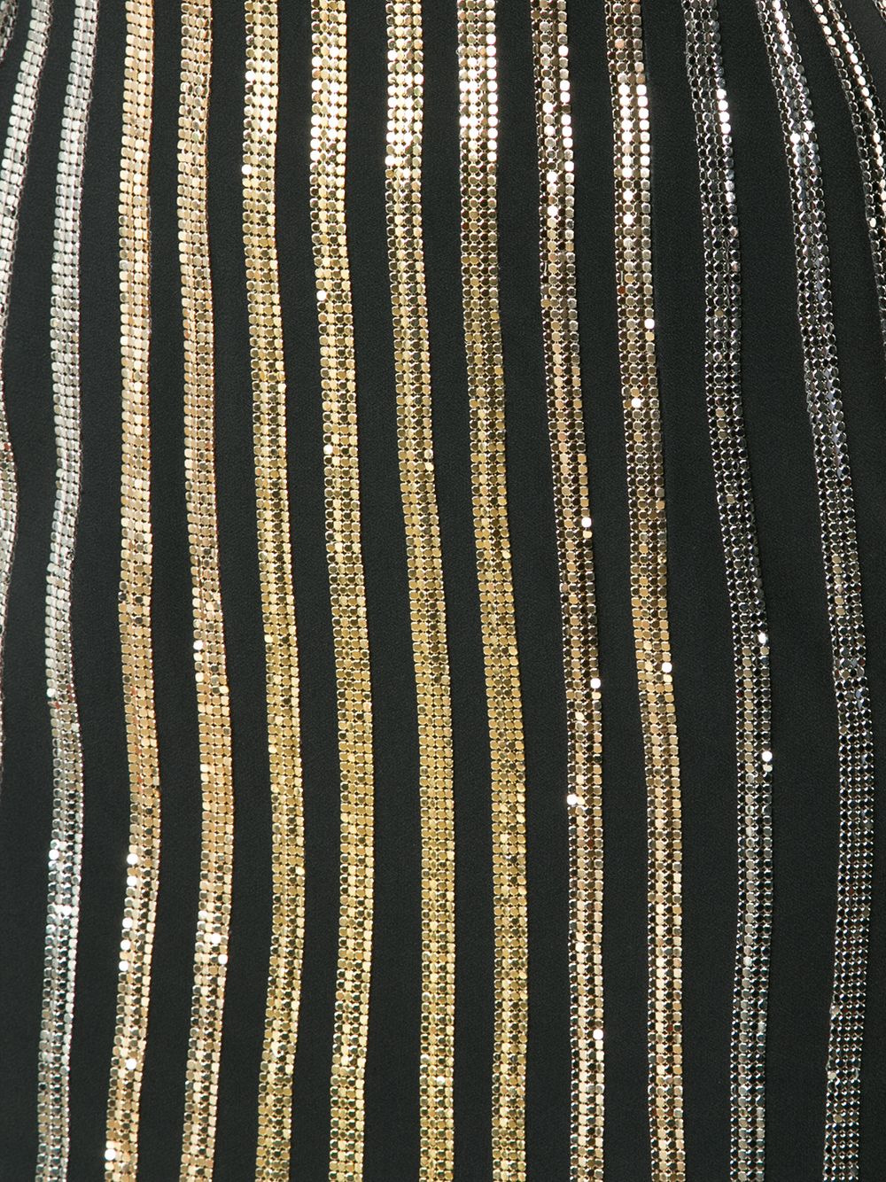 glitter stripe strapless dress - 5