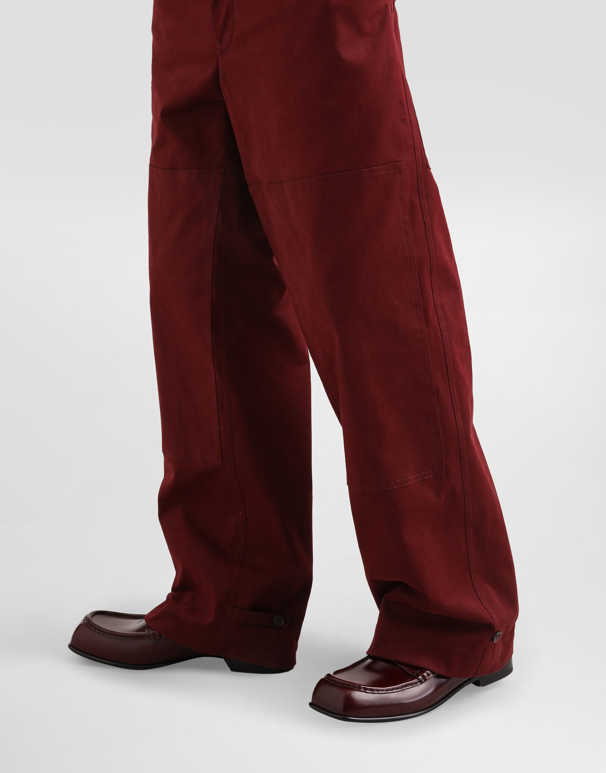 Cotton cargo pants with tag - 5
