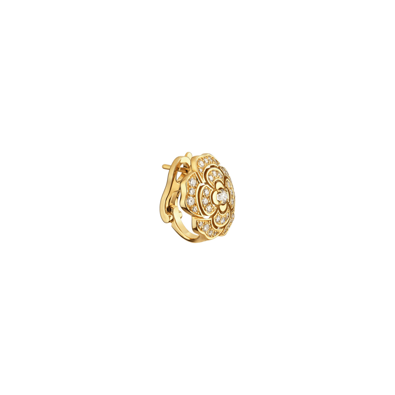Bouton de Camélia earrings - 2