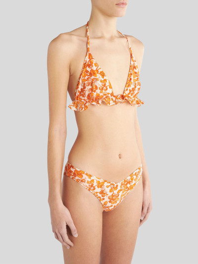 Etro TRIANGLE BIKINI WITH RUCHES outlook