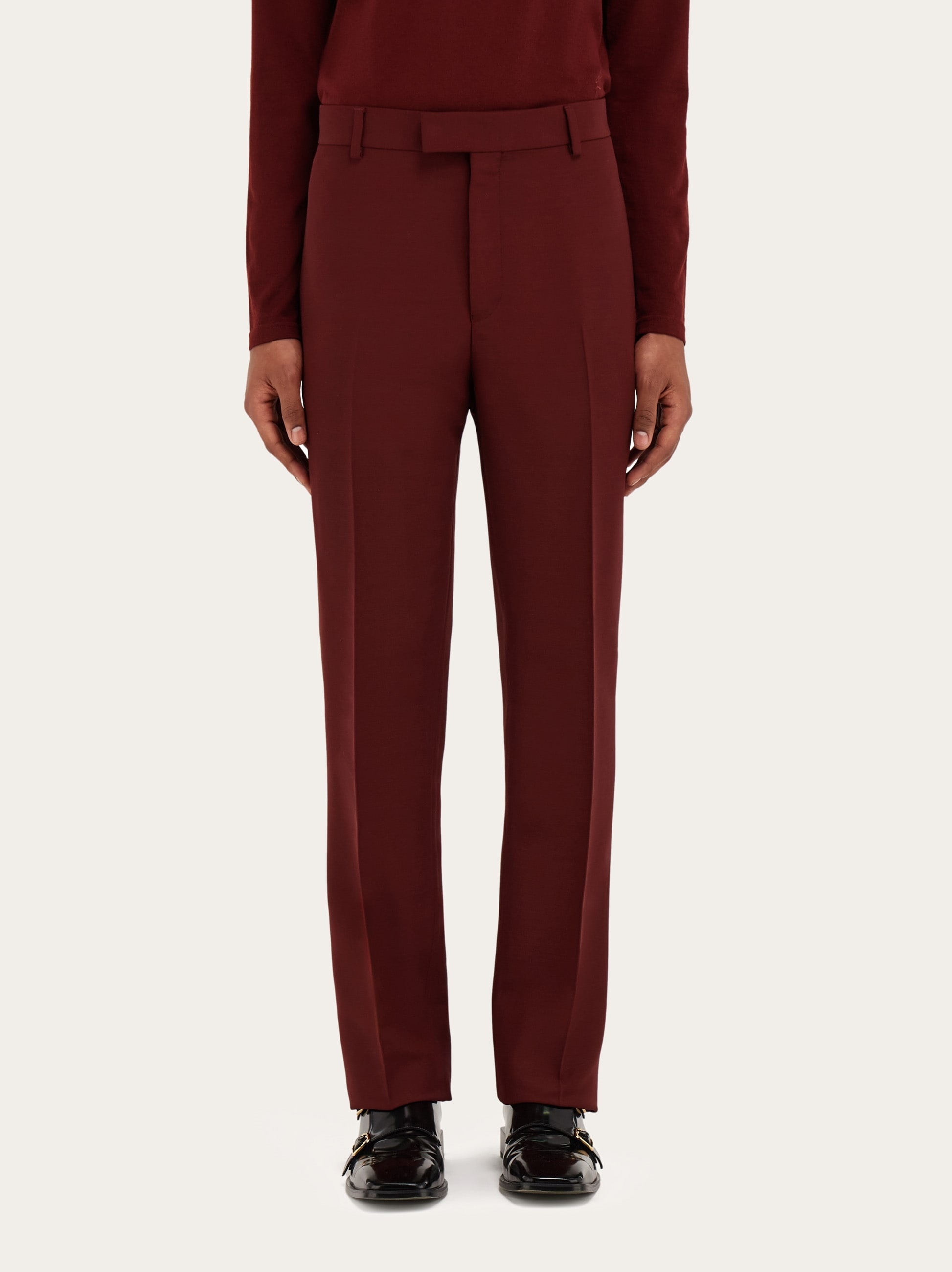 Wool blend tailored trouser - 2