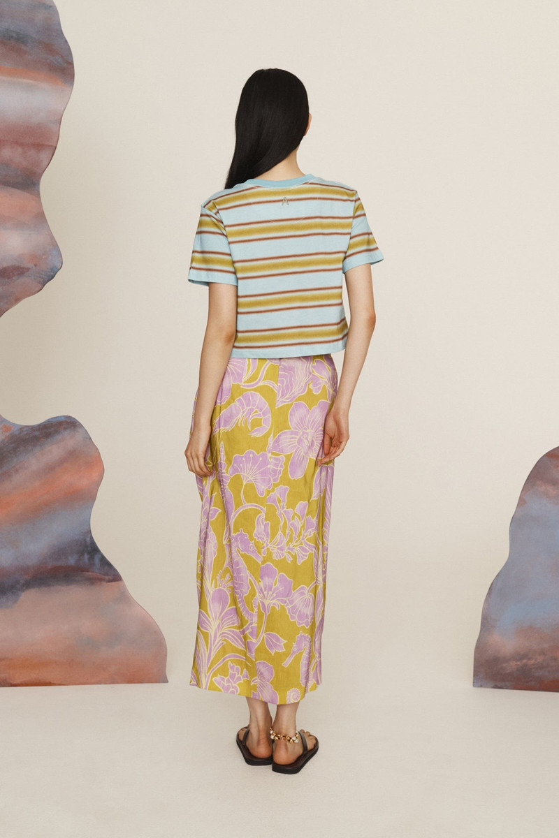 Rosanna Cropped Stripe Tee 6