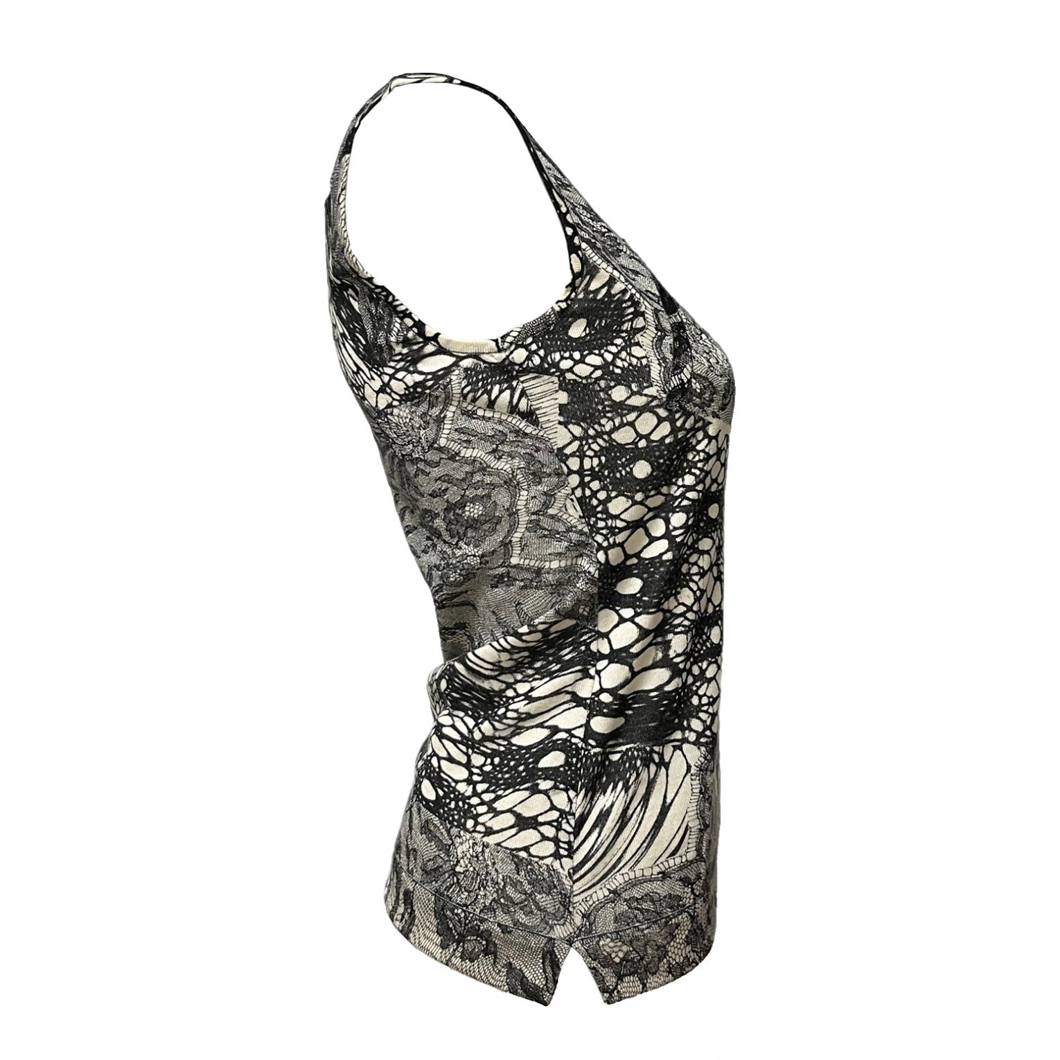 CHRISTIAN DIOR Spring Summer 2006 Lace Print Tank Top - 3