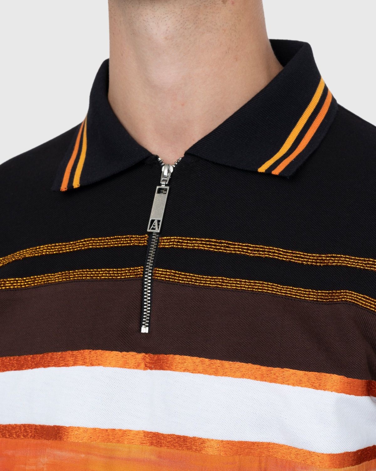 Ahluwalia – Mae Long-Sleeve Polo Brown - 5