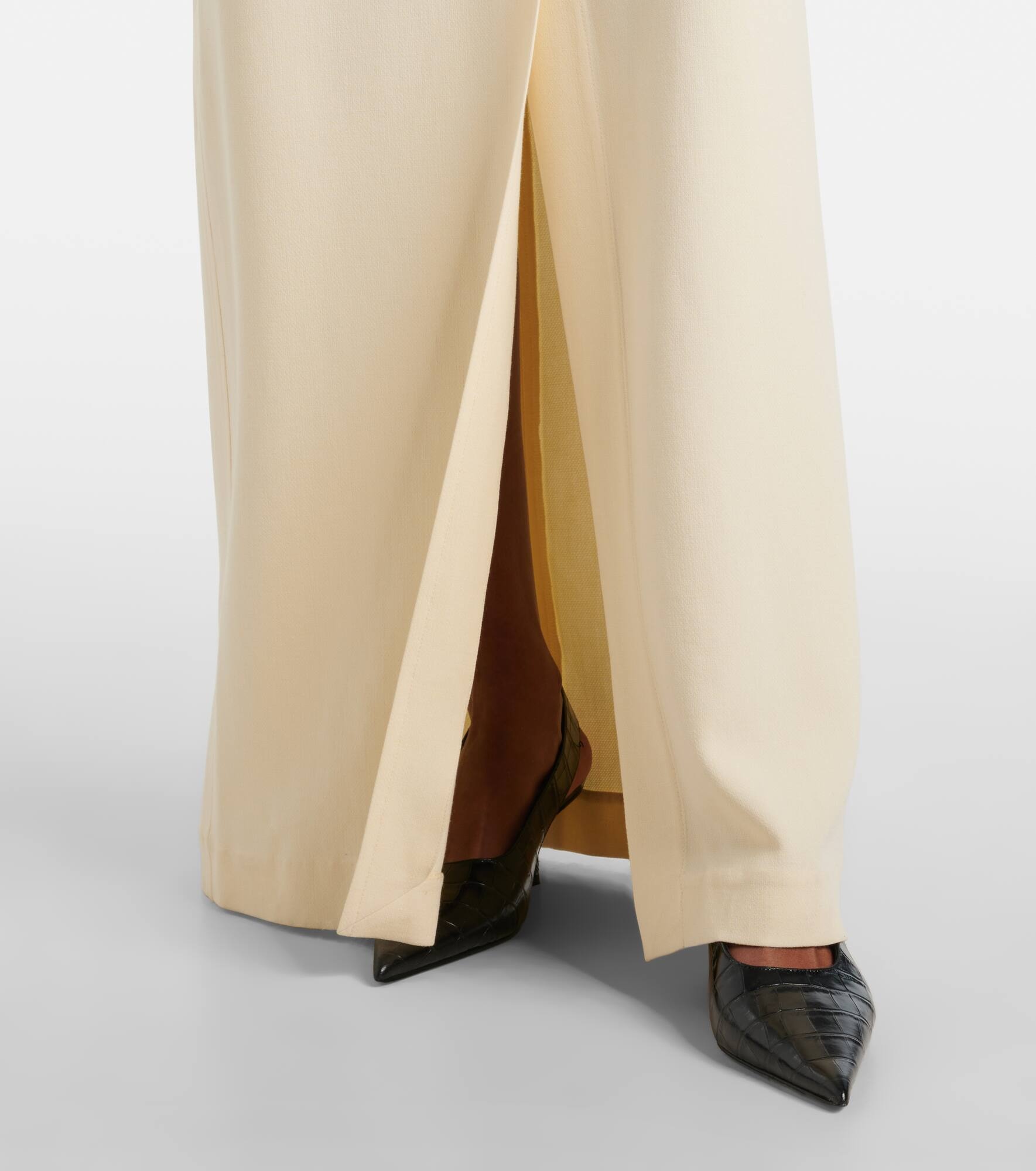 Pocket crêpe maxi dress - 7