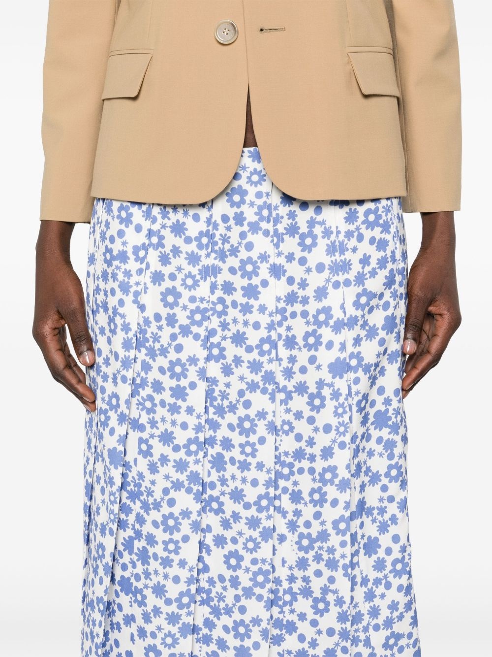 floral-print skirt - 5