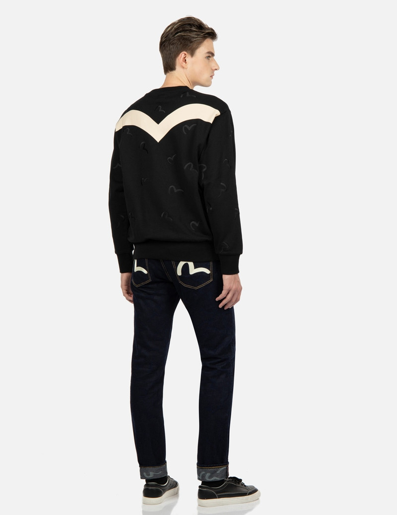 ALLOVER SEAGULL EMBROIDERY SWEATSHIRT 3