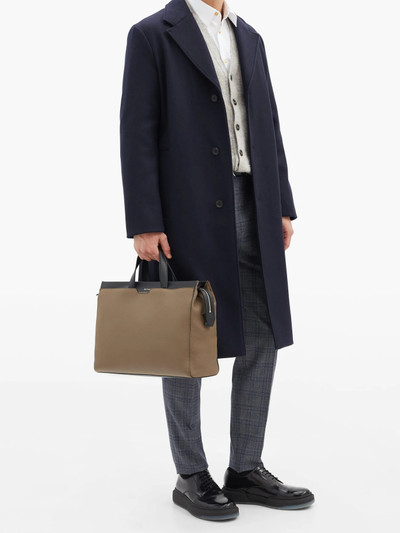 Paul Smith Signature-stripe leather briefcase outlook