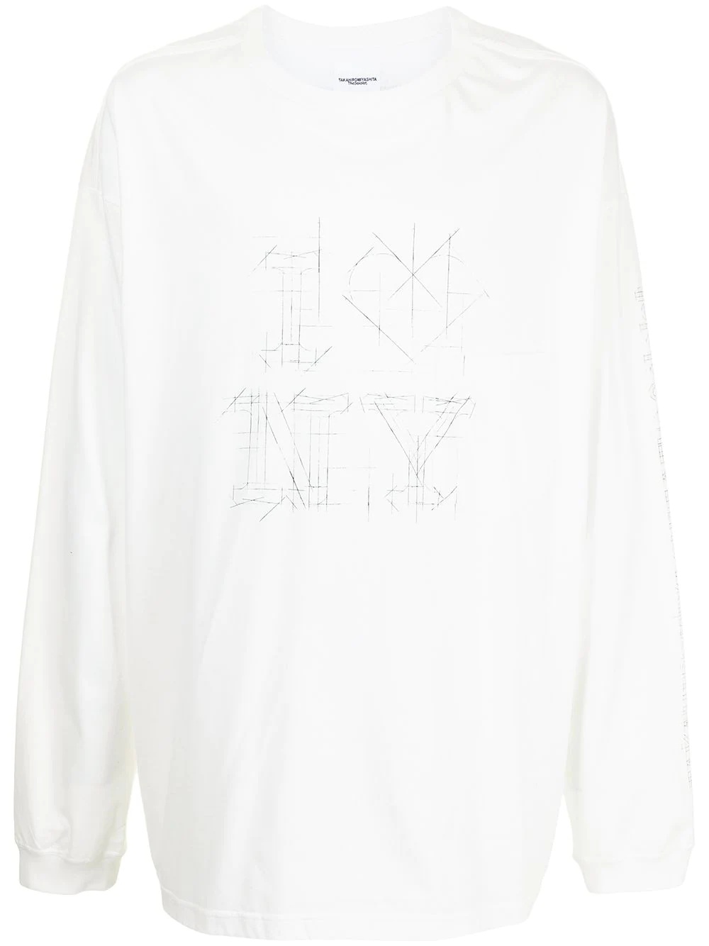 graphic-print longsleeved T-shirt - 1