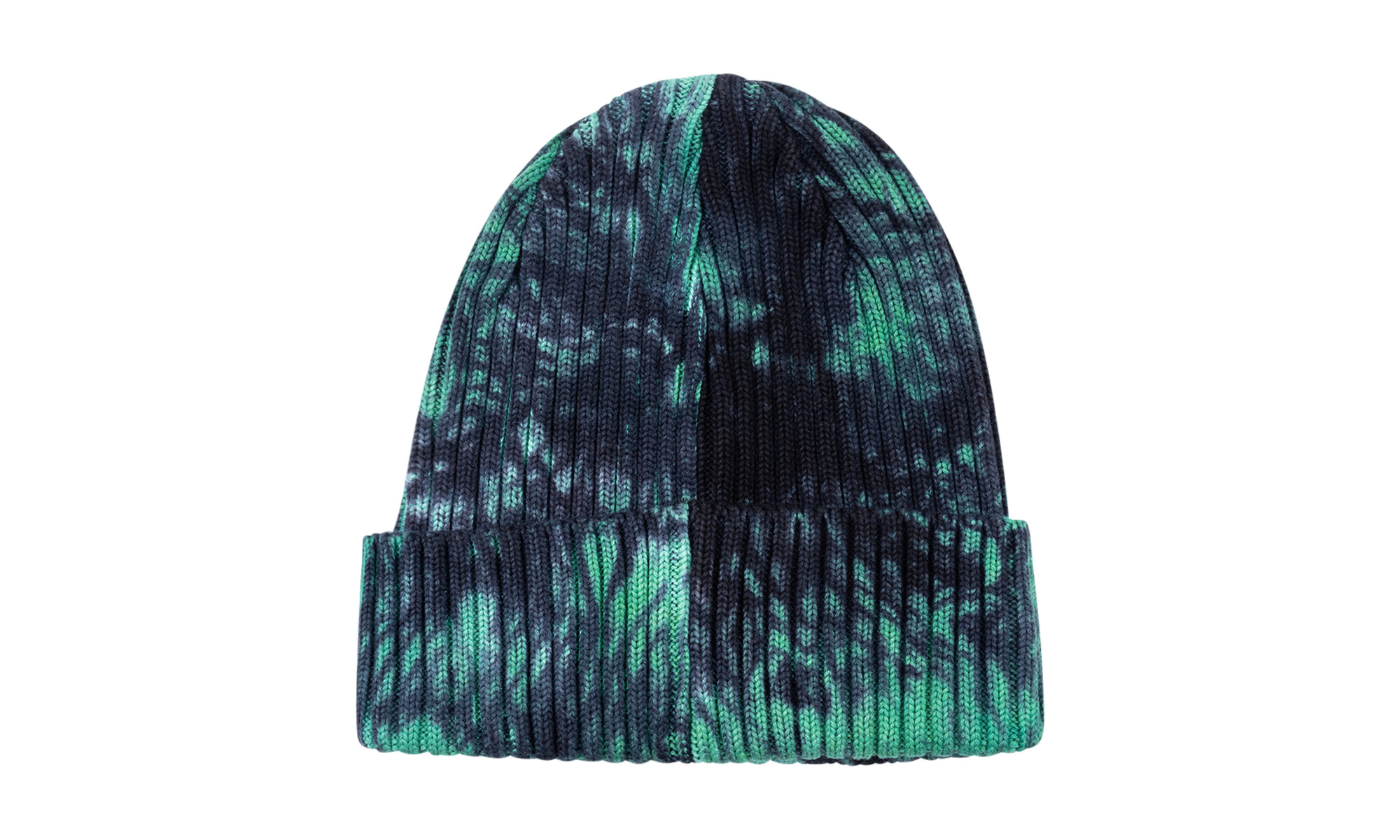 Overdyed Beanie "SS 24 Splatter Green" - 3