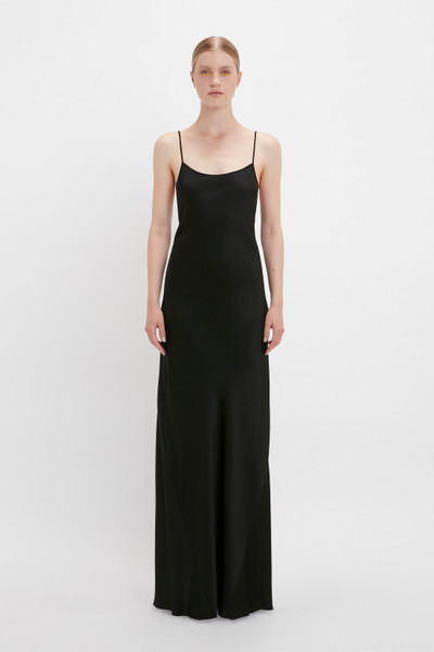 Victoria Beckham Floor-Length Cami Dress In Black outlook