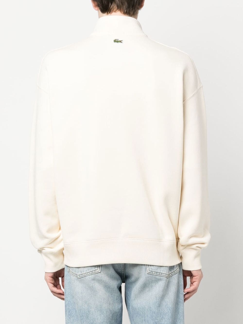 logo-patch high-neck sweatshirt - 4
