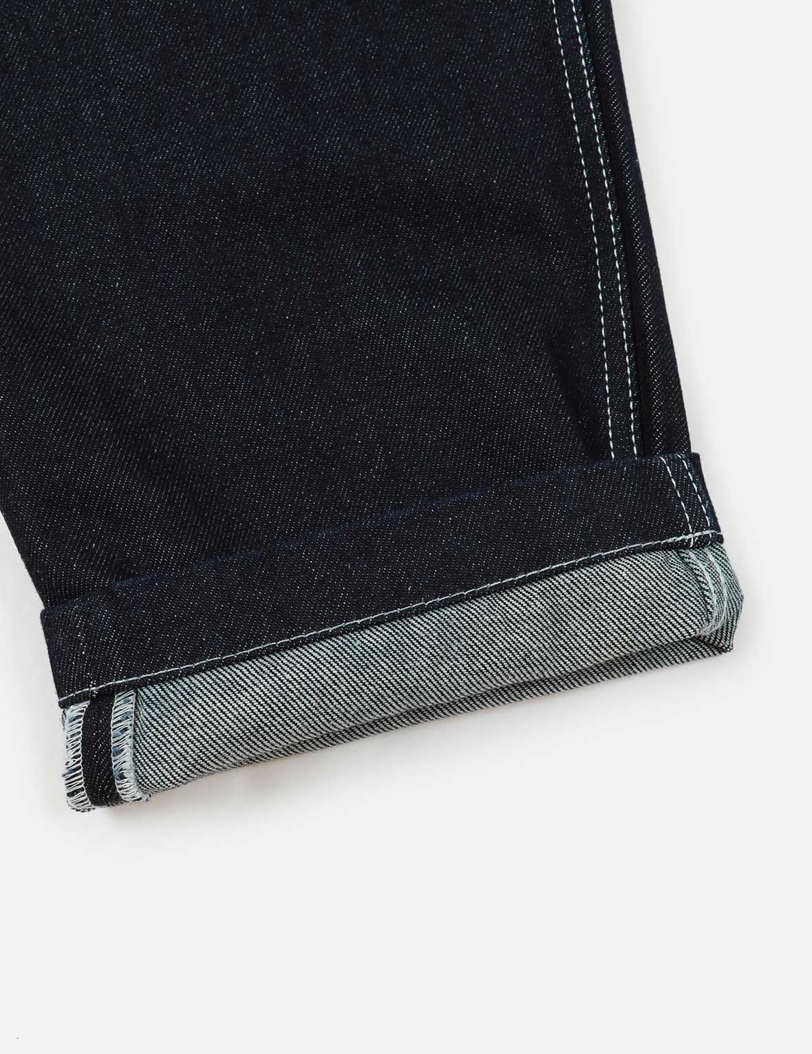 COLORBLOCK SEAGULL EMBROIDERED TAPERED-FIT JEANS - 8