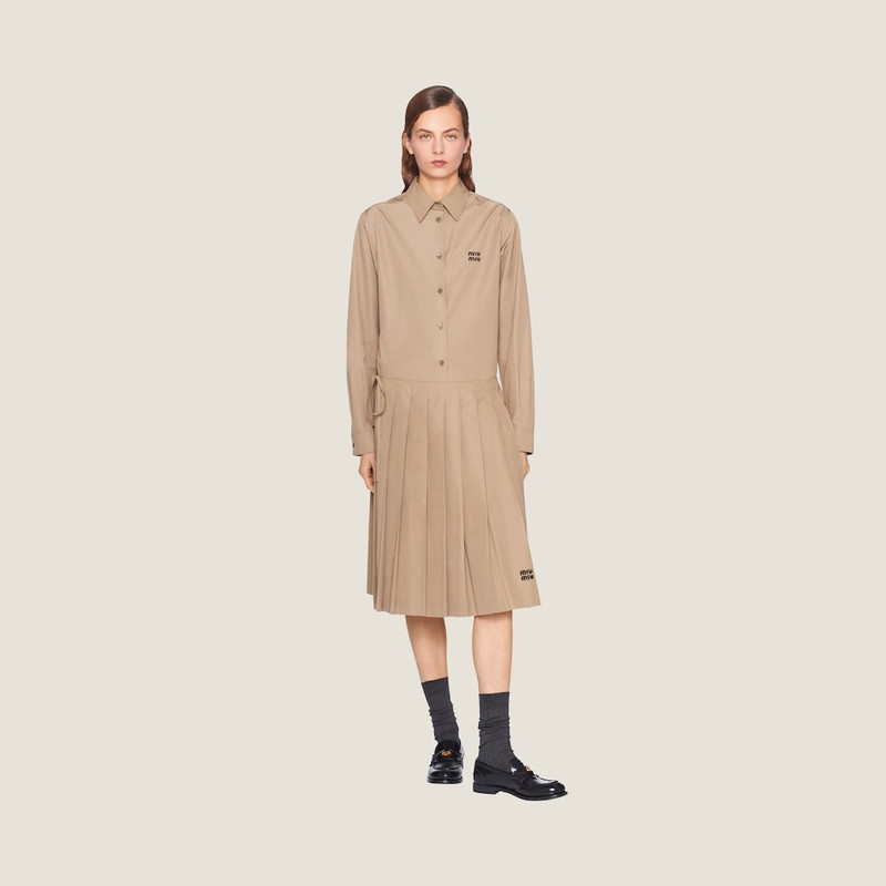 Miu Miu Poplin skirt outlook