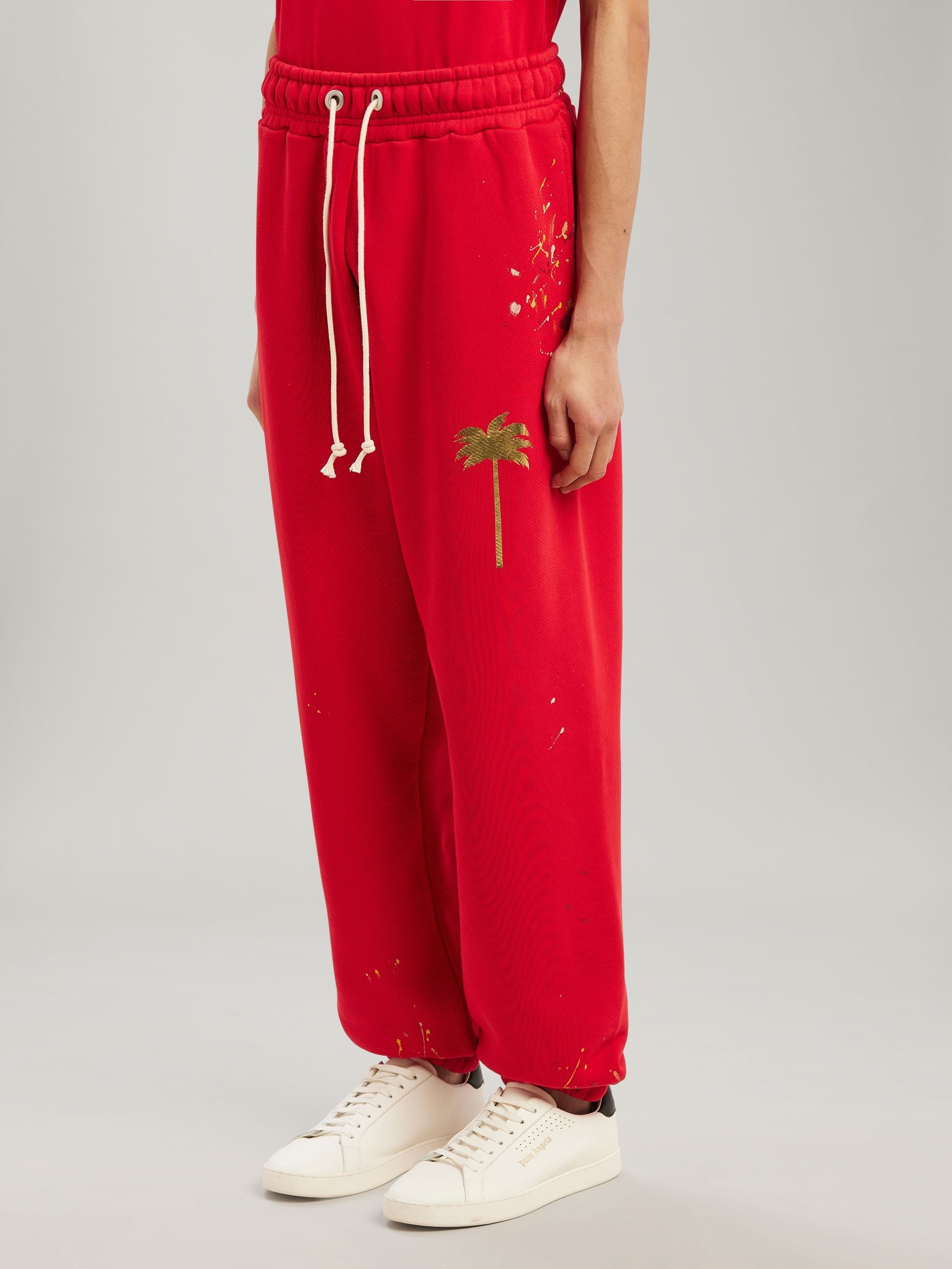 PALM PAINTED SWEATPANTS - 4