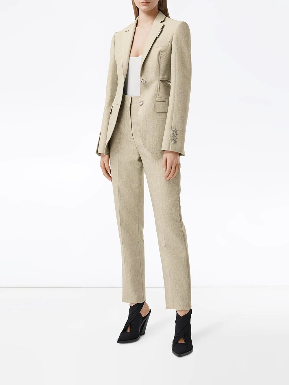 cut-out tailored trousers - 2