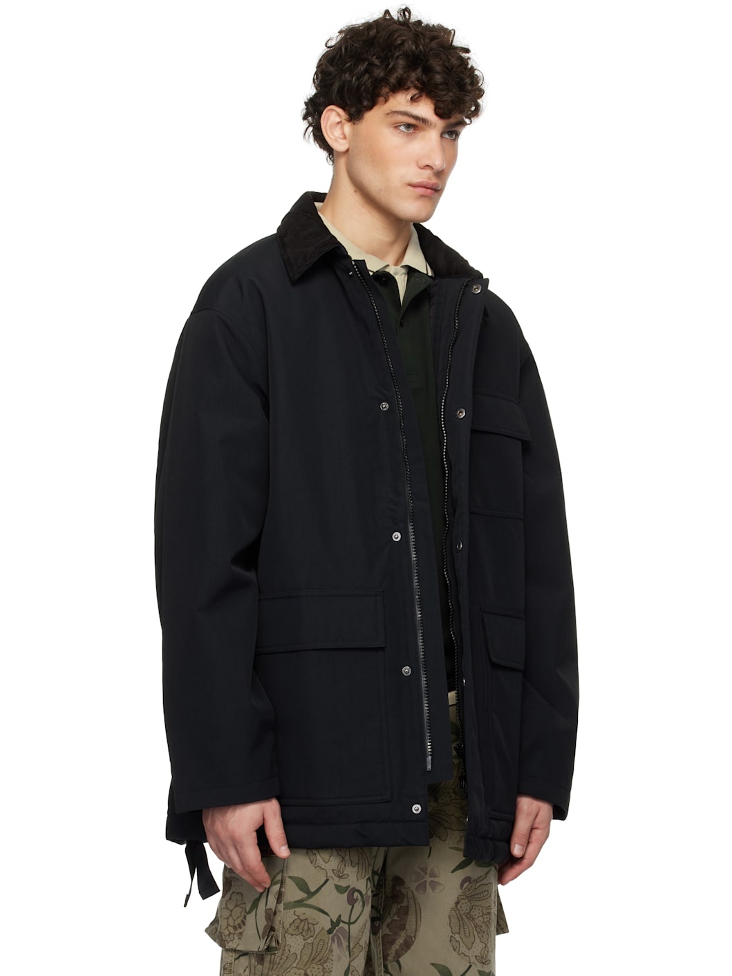 Black Clarton Coat - 2