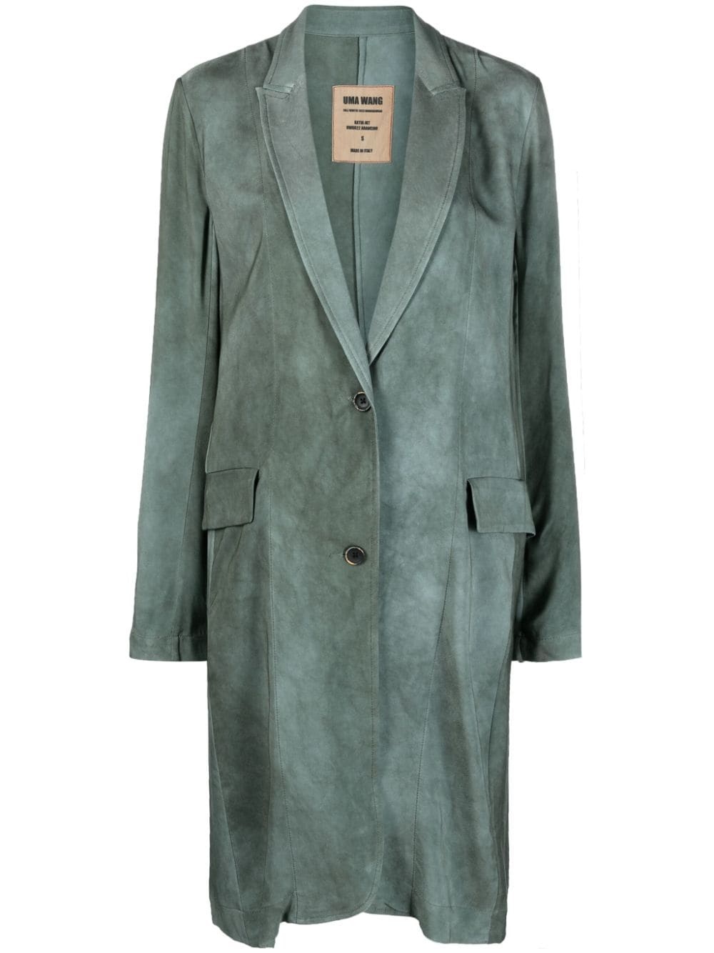 single-breasted coat - 1