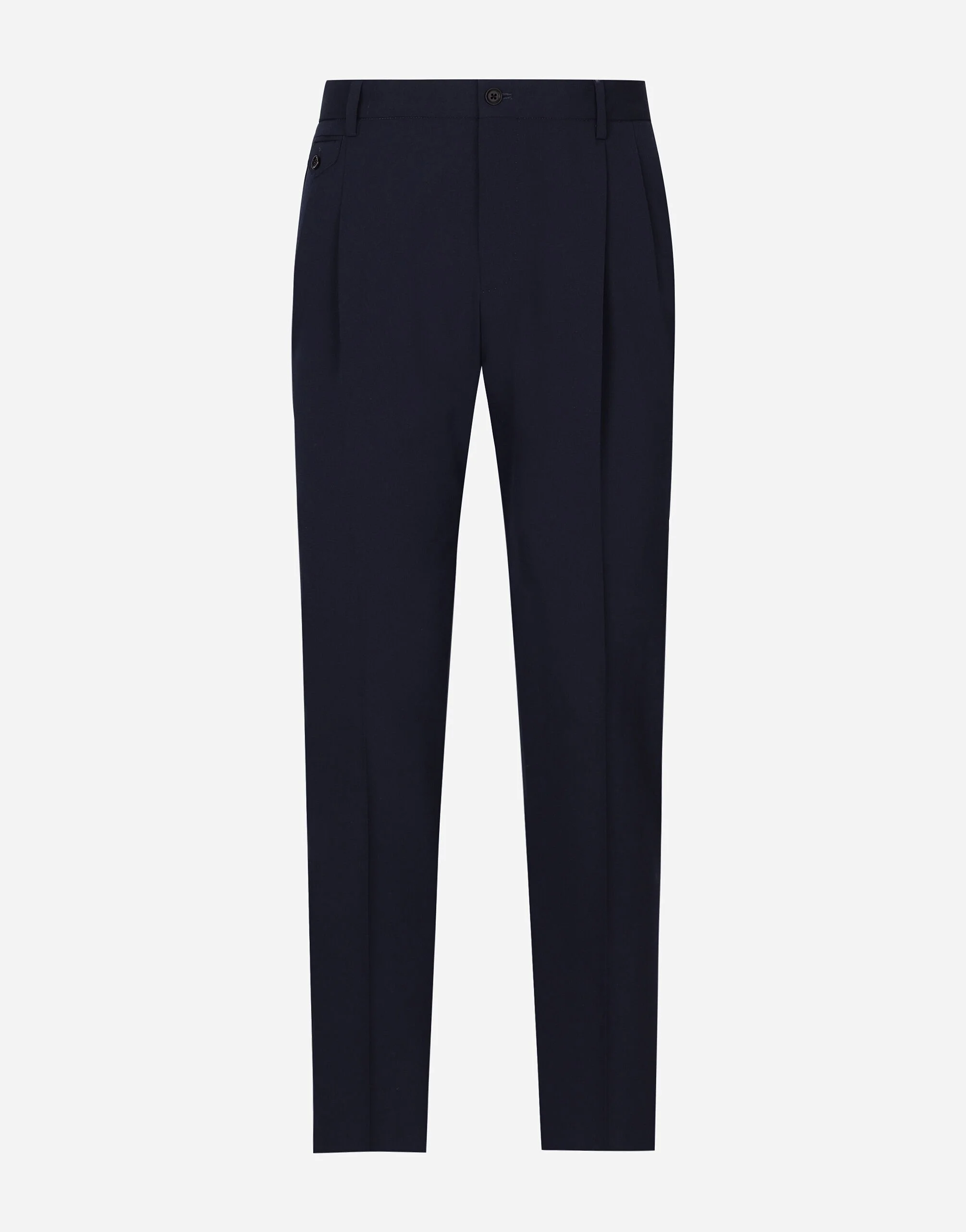 Tailored stretch twill pants - 1