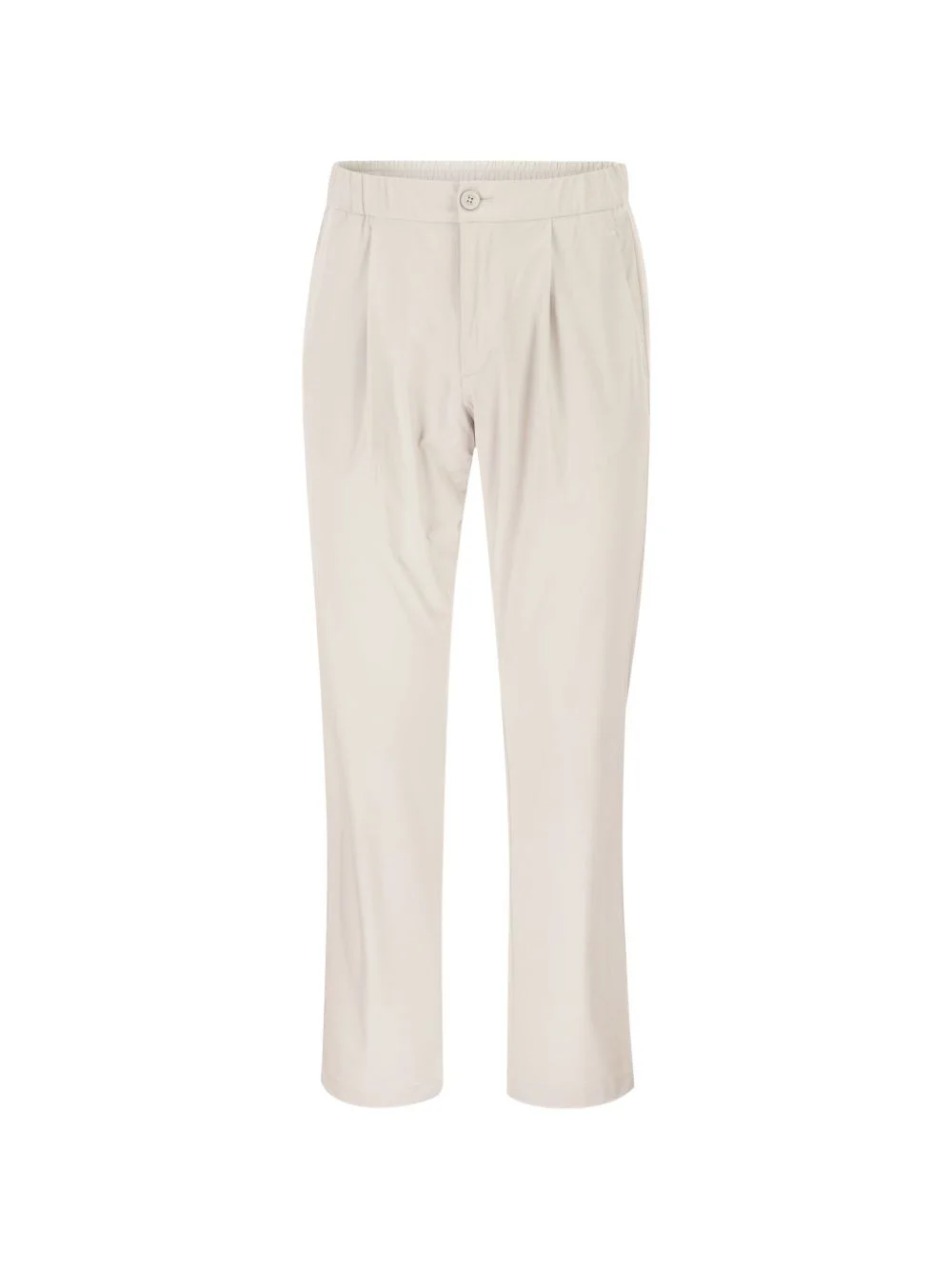 pleat elasticated trousers - 1