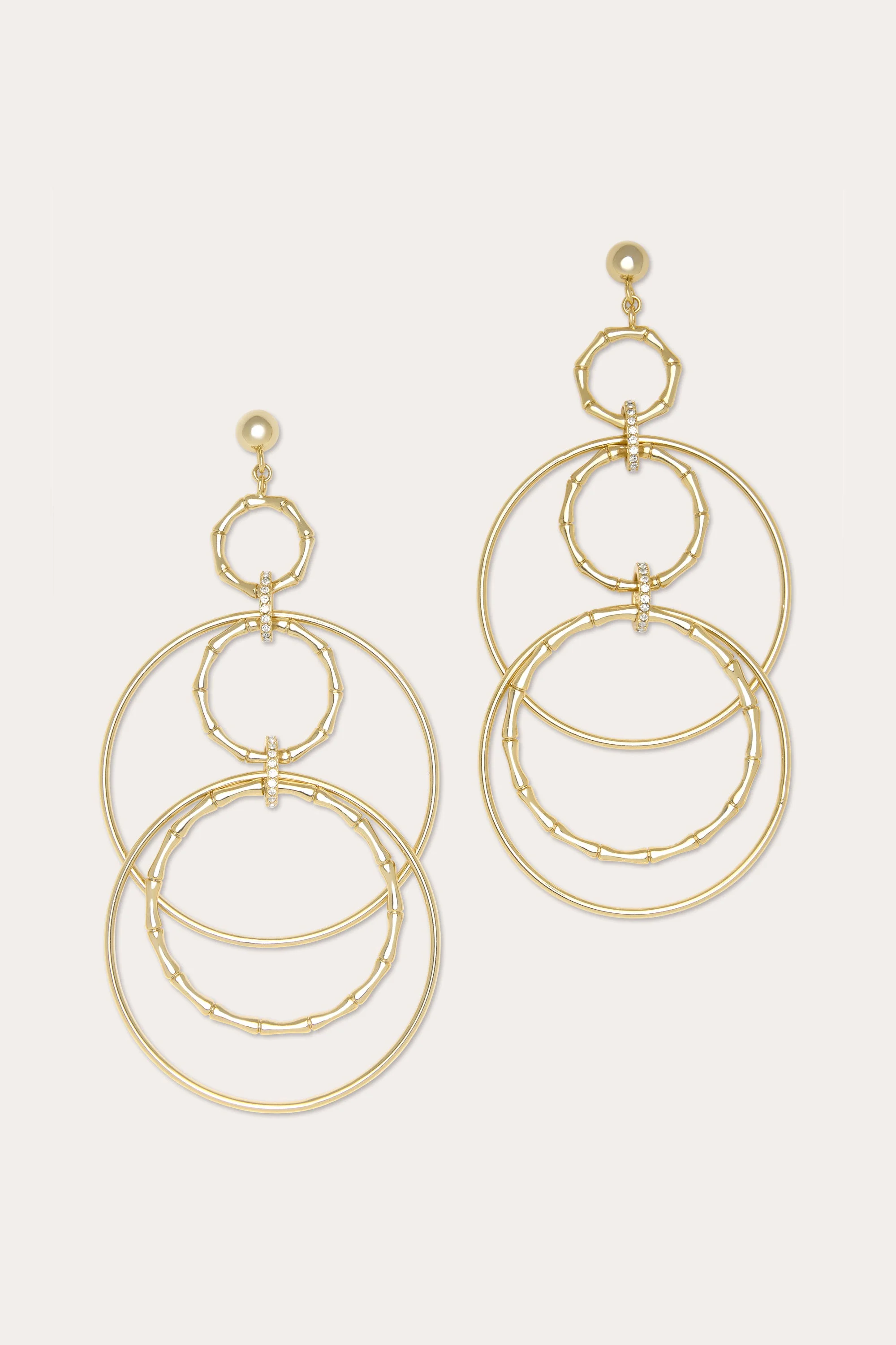 Chiara Layered Statement Earrings - 1
