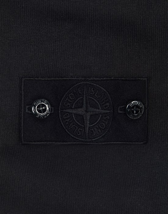 611F3 STONE ISLAND GHOST PIECE_ORGANIC COTTON BLACK - 3