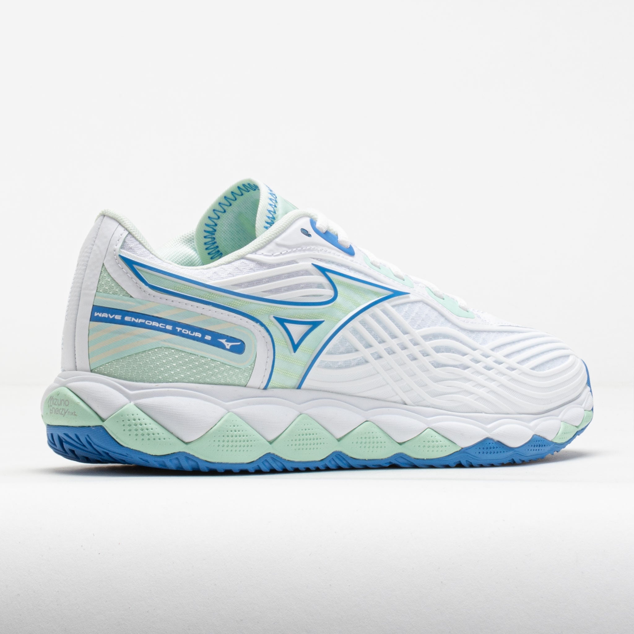 Mizuno Wave Enforce Tour 2 AC Women's White/Frontier Blue - 6