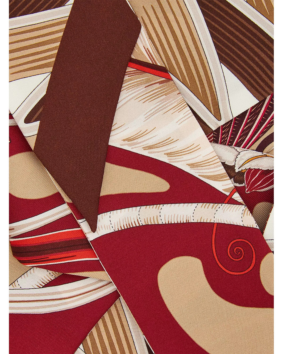 Giada Print Silk Bandeau - 6