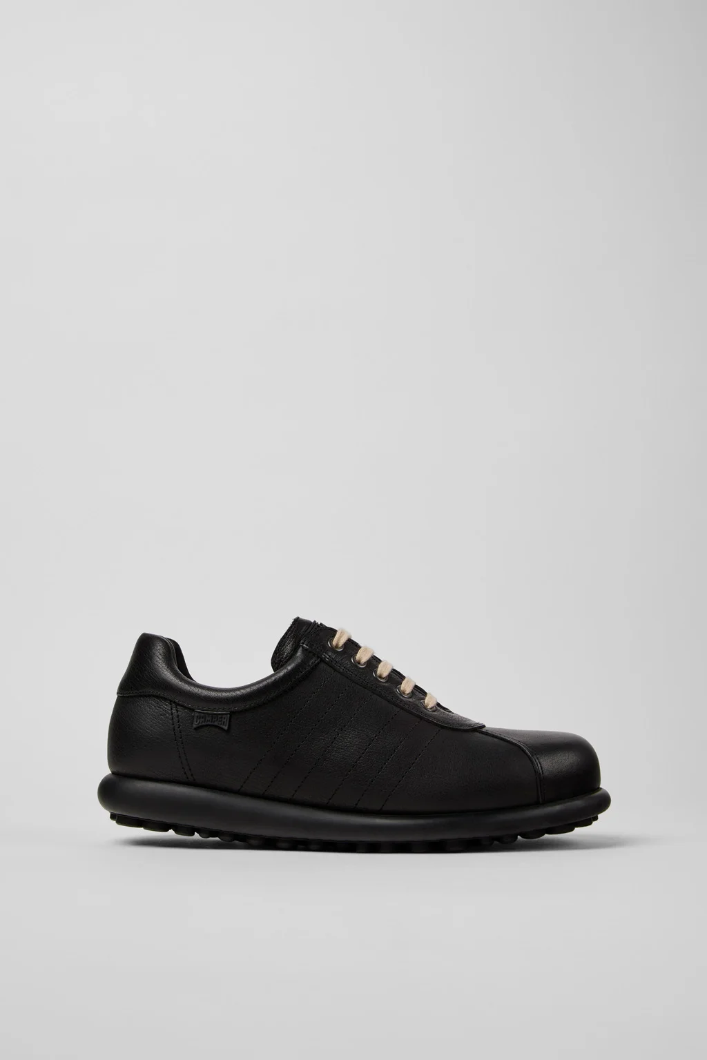 Black Vegetable-Tanned Leather Shoes for Men. - 1
