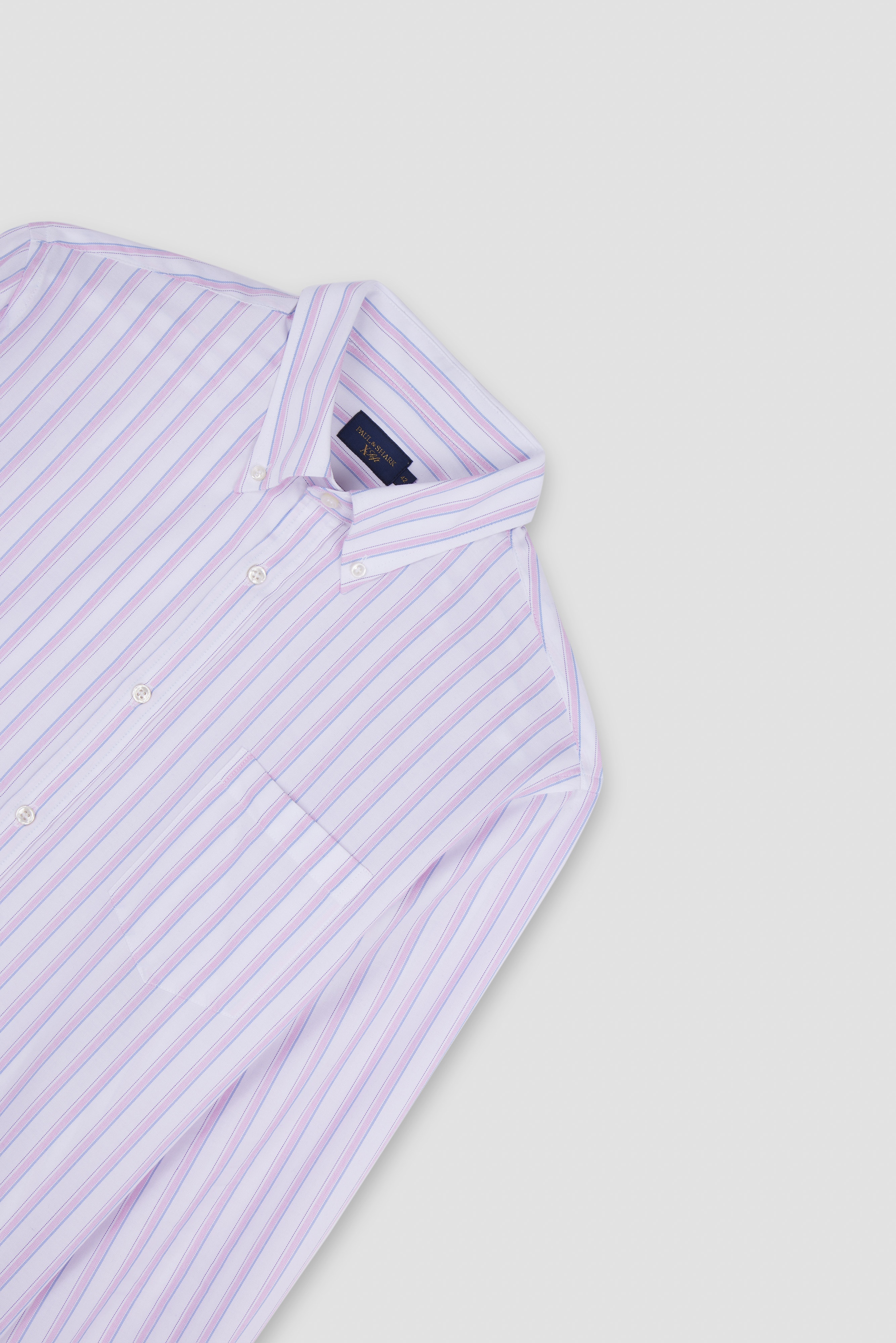 X-SOFT SHIRT WITH MULTICOLOR STRIPED PATTERN - 5