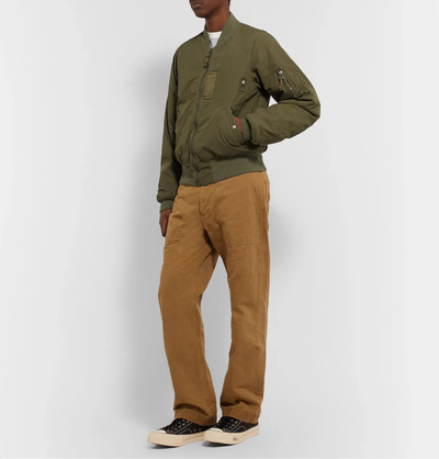 visvim Thorson Padded Cotton-Blend Bomber Jacket outlook