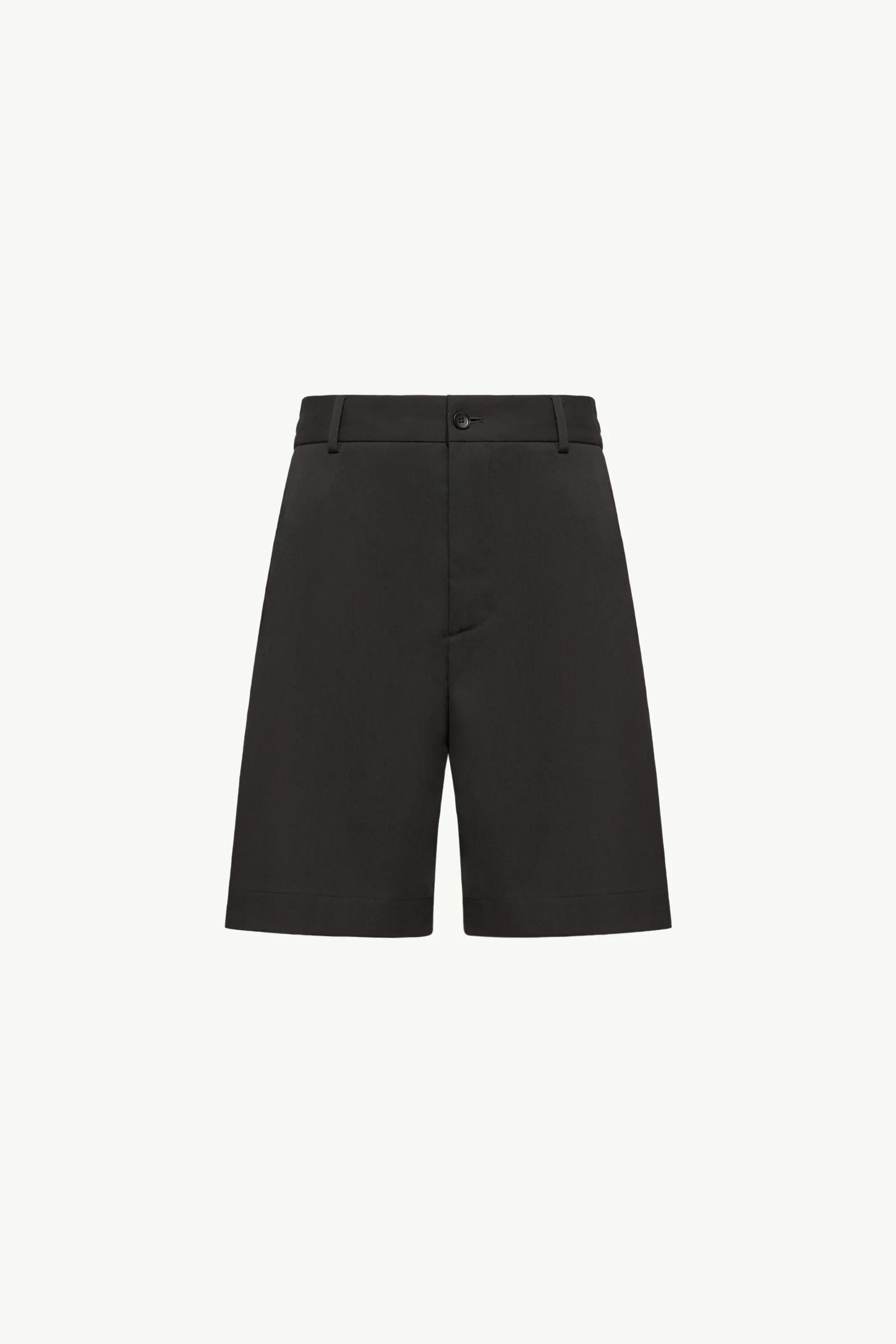 Wool Blend Gabardine Bermuda Shorts - 1