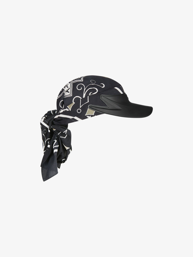 GIVENCHY VISOR IN RUBBER WITH BANDANA 6