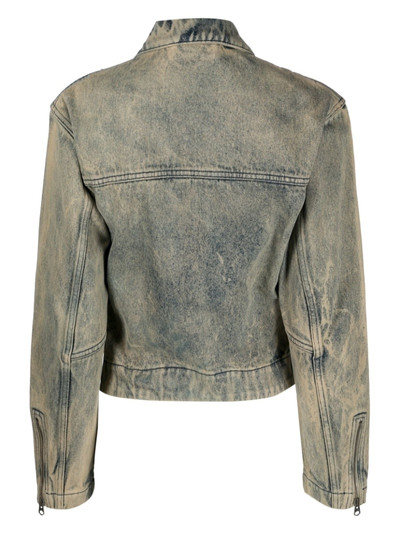 Y/Project detachable-sleeve denim jacket outlook