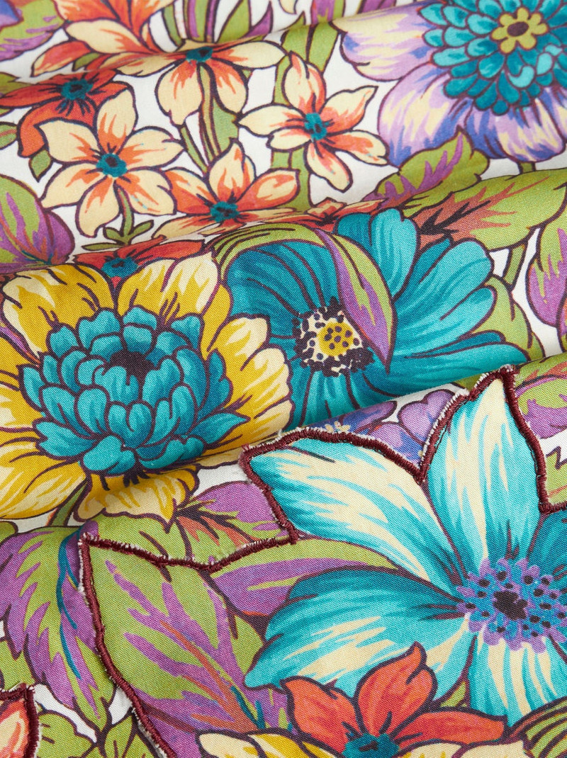 MINI DRESS WITH BOUQUET PRINT 6