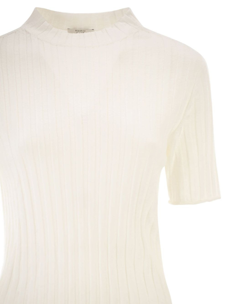 ribbed short-sleeve sweater 4