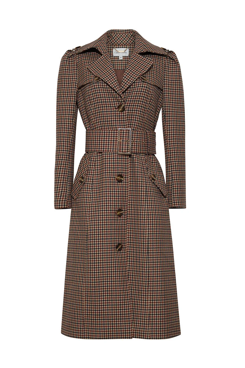 Charlie Trench
Power Plaid, Cinched Drama - 1