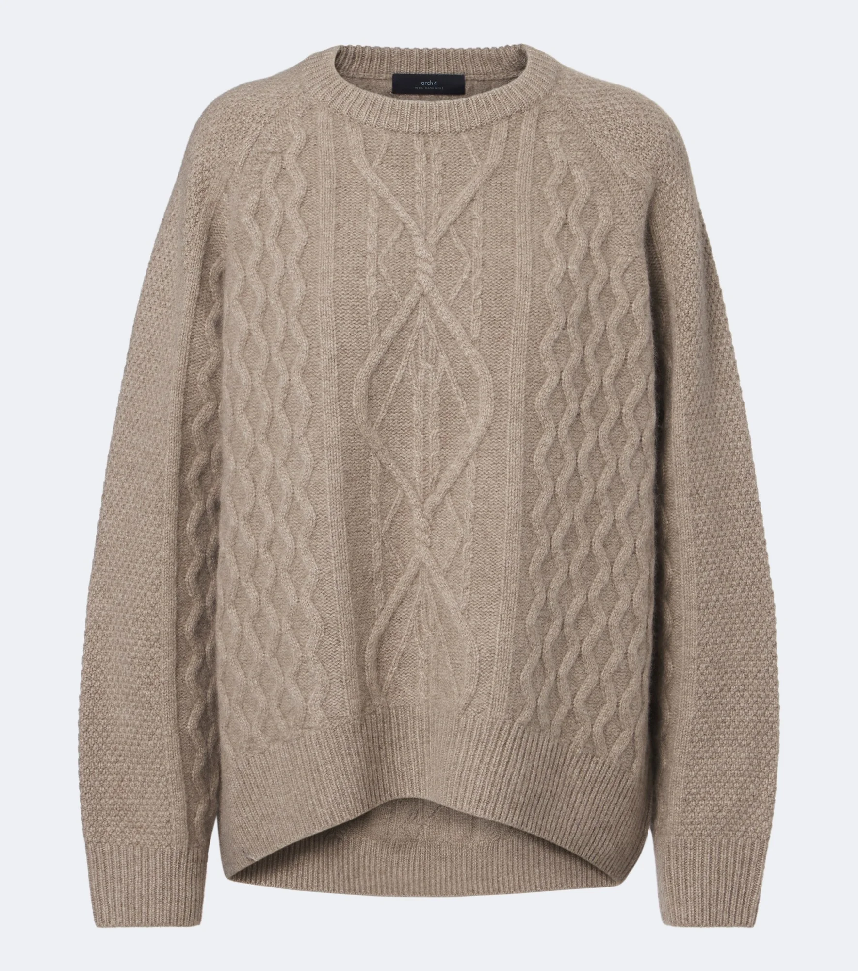Delilah cable-knit cashmere sweater - 1