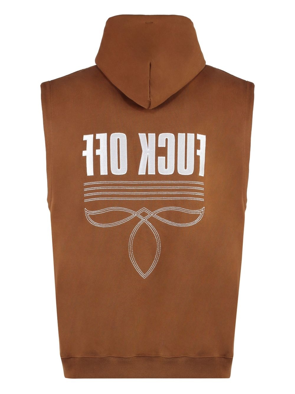 cotton-blend hoodie - 2