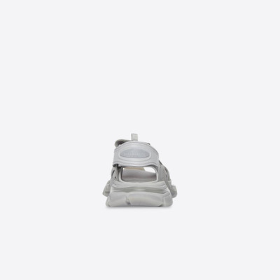 BALENCIAGA Women's Track Clear Sole Sandal in Grey outlook