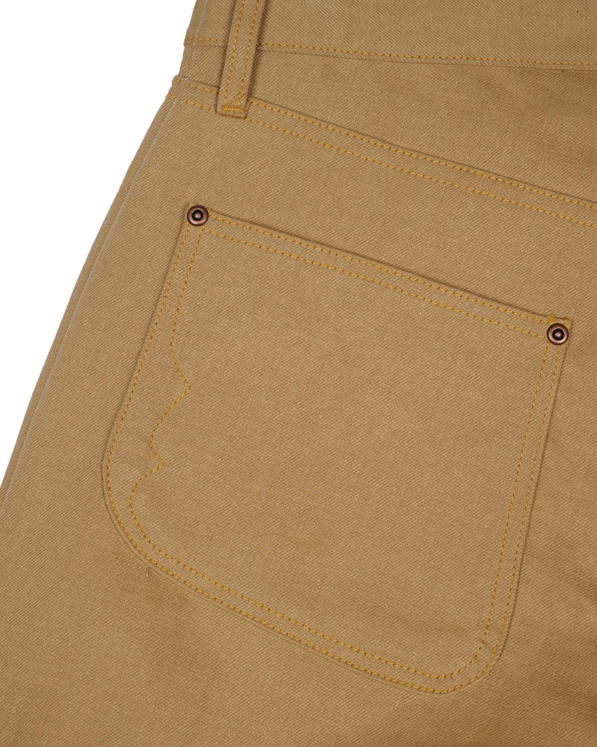 Type 00 13.5oz Selvedge Bull Denim - Tan - 10