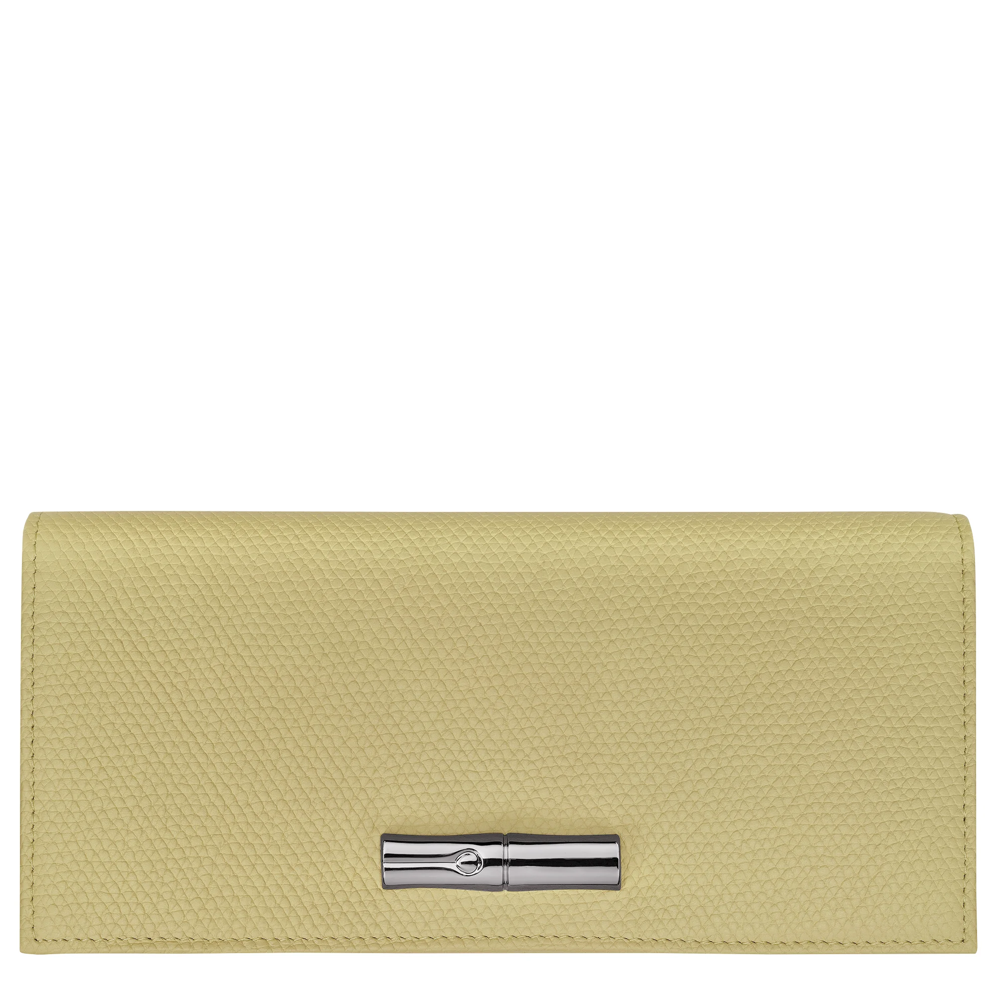 Le Roseau Long continental wallet Pistachio - Leather - 1
