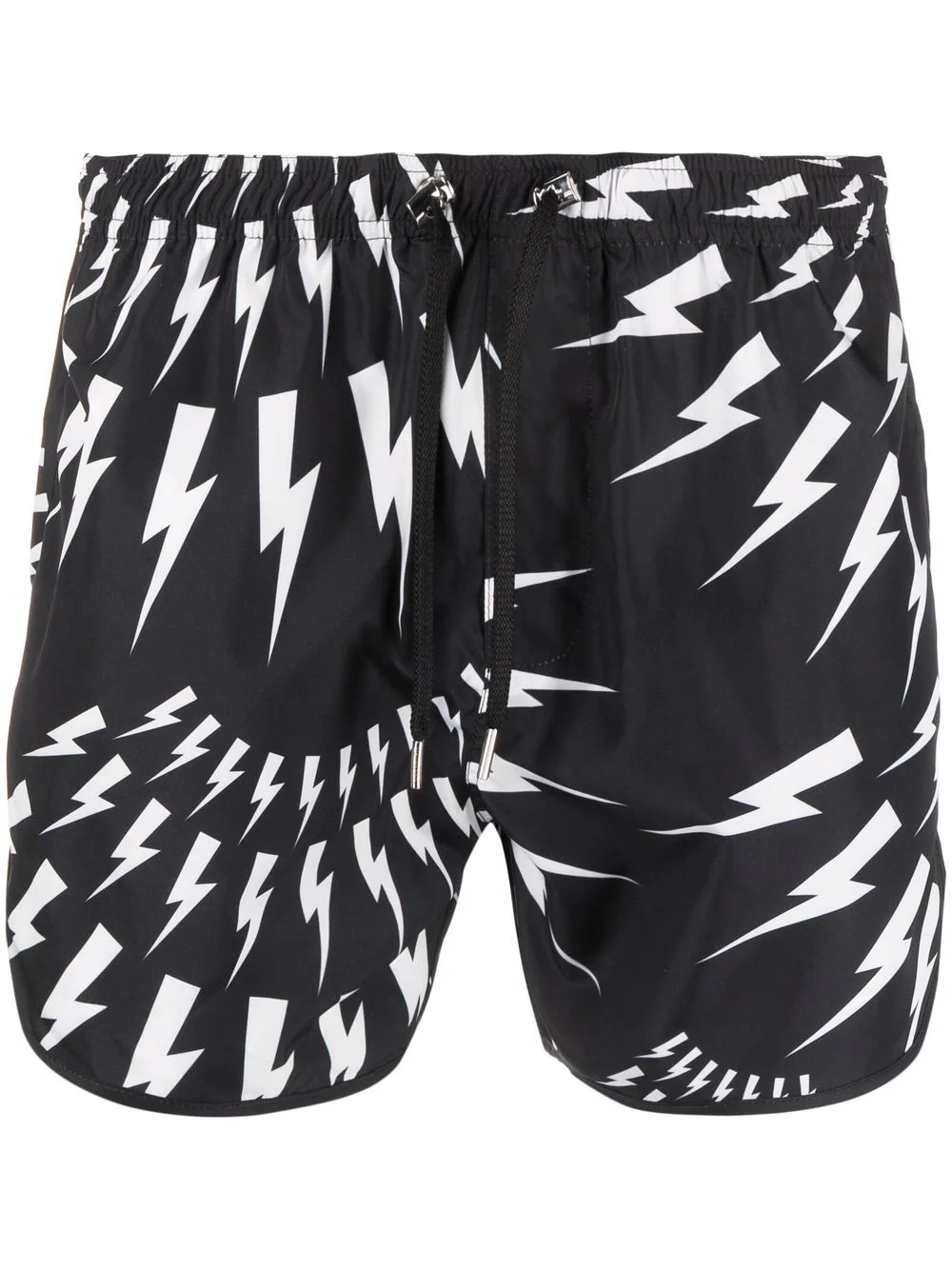 Thunderbolt-print swim shorts - 1