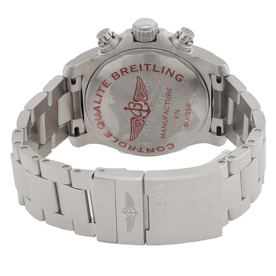 Breitling Avenger Chronograph "Fursan Al Emarat" Automatic Chronometer Black Dial Men's Watch A13385 - 3