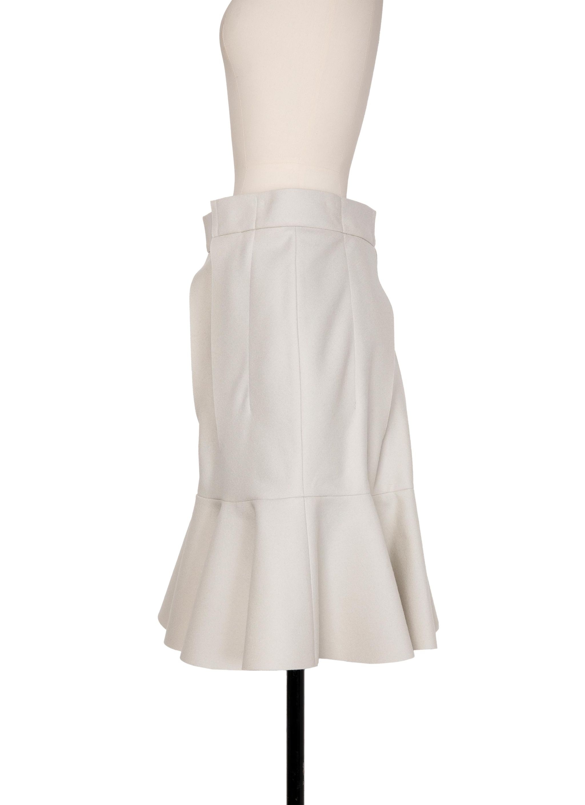 Wool Melton Skirt - 2