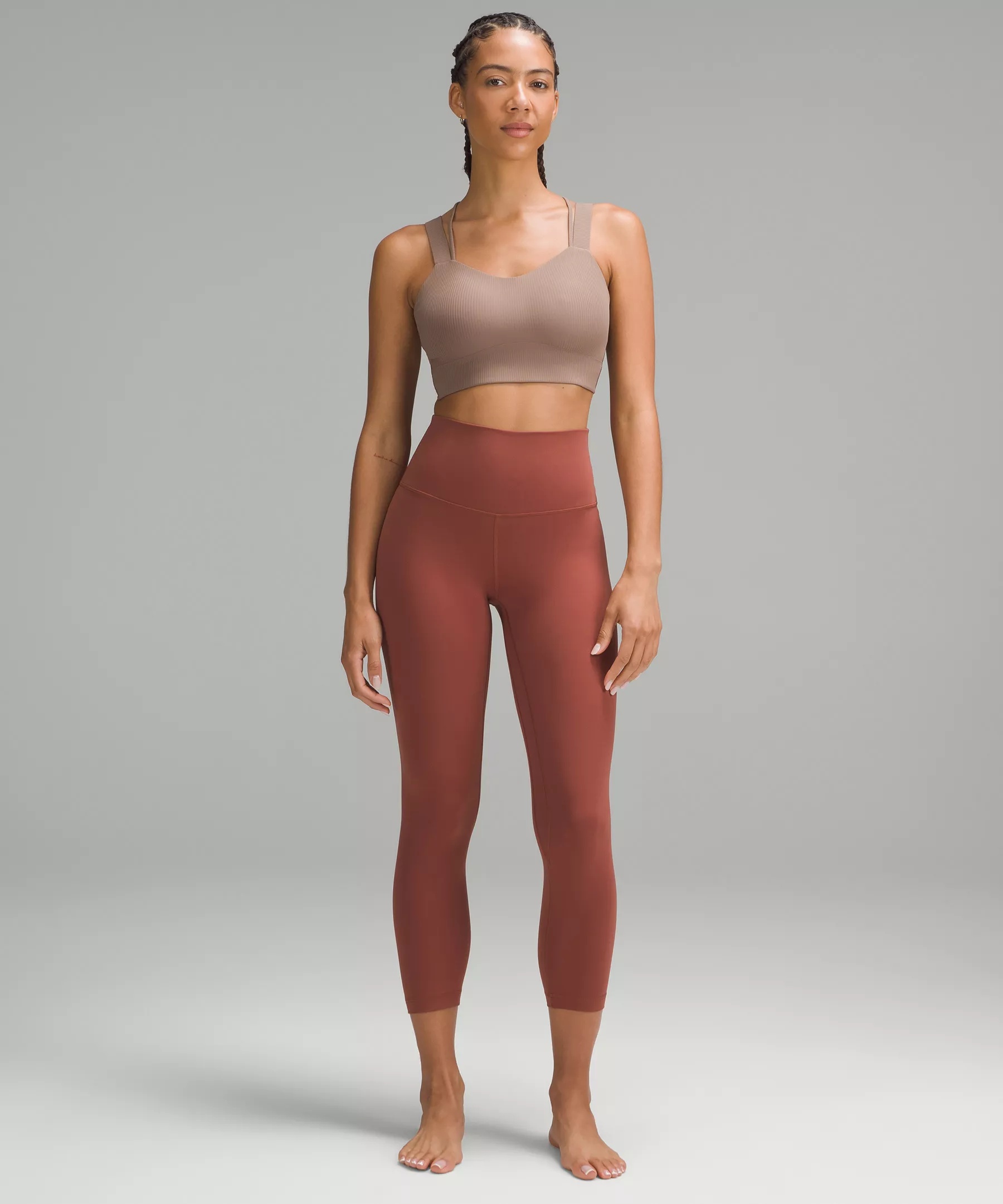 Like a Cloud Ribbed Longline Bra *Light Support, D/DD Cups - 3