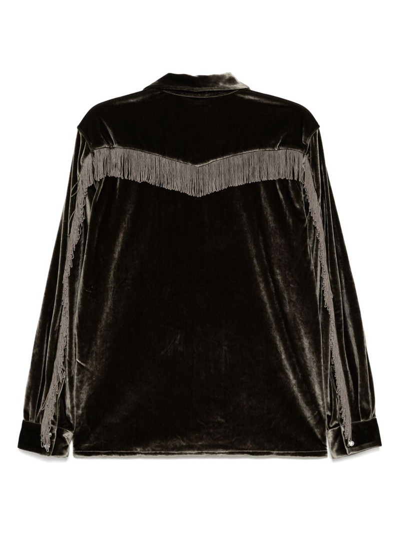 NEEDLES velvet shirt outlook