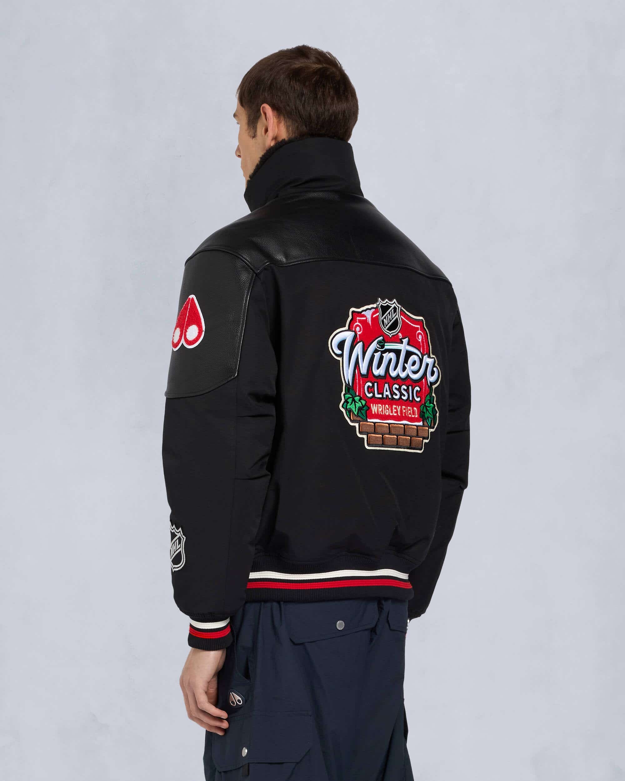 MOOSE KNUCKLES X NHL WINTER CLASSIC BOMBER JACKET - 4