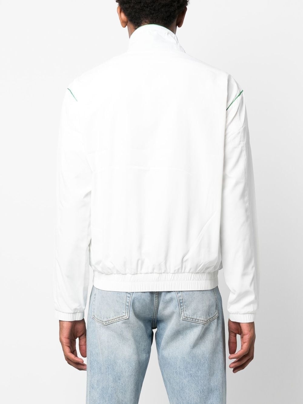perforated panelled  track jacket - 4