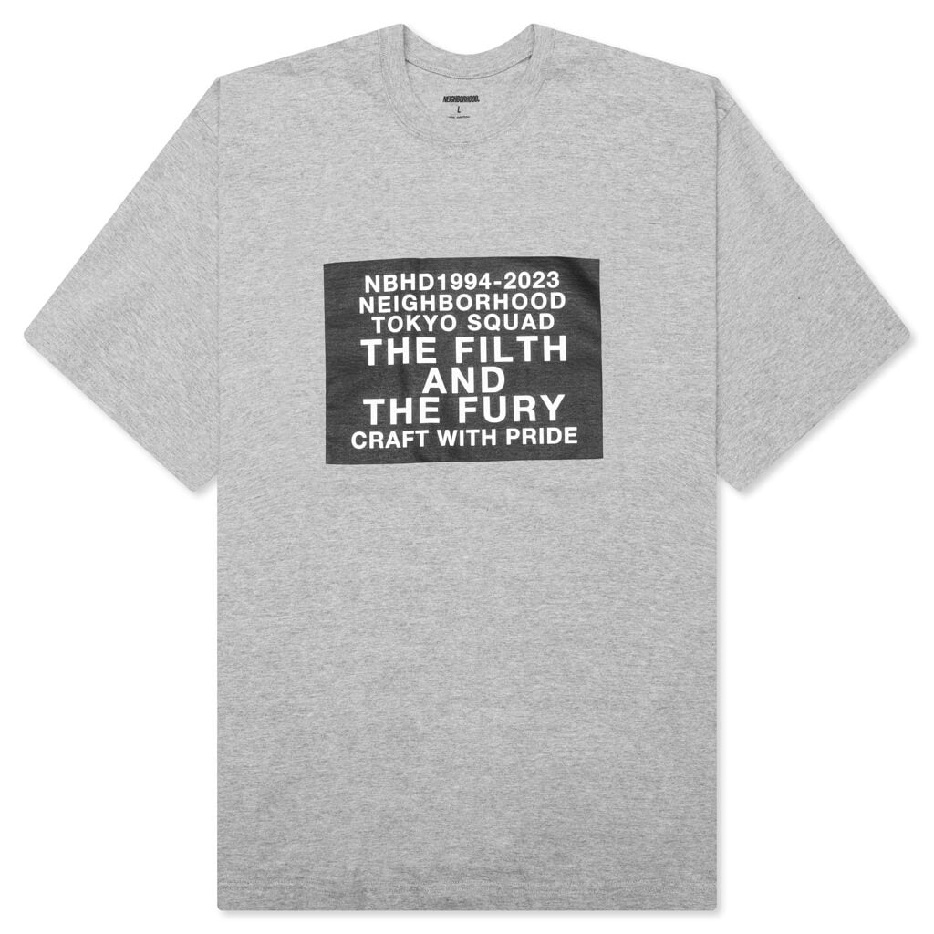 【在庫処分】 NH. NEIGHBORHOOD TEE REVERSIBLE | GREY - SS-18 トップス